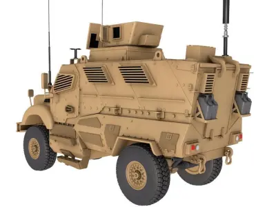 MaxxPro Fighting Vehicle 3D model