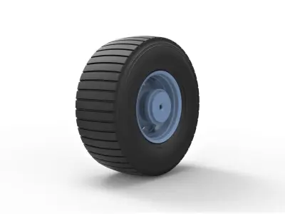 Offroad wheel 33 3D print model