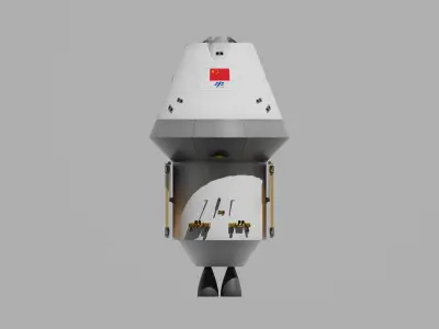 Mengzhou-Blender-FBX-3D Model 3D model
