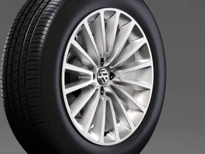 Volkswagen Up wheel 2017 3D model