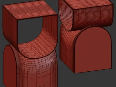 Vague coffee table By Bonaldo 3D model