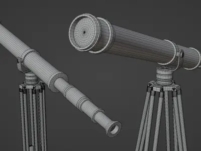 Galileo Telescope 3D model