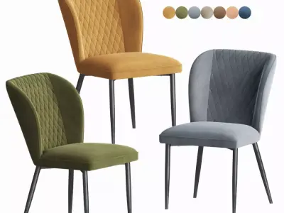 M44 Mustard Corduroy Vetro Mebel 3D model