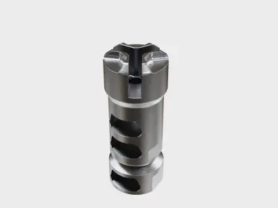 muzzle brake hybrid 3D model
