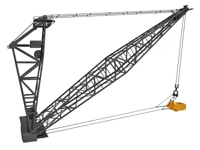 Dragline Excavator Bucket 3D model