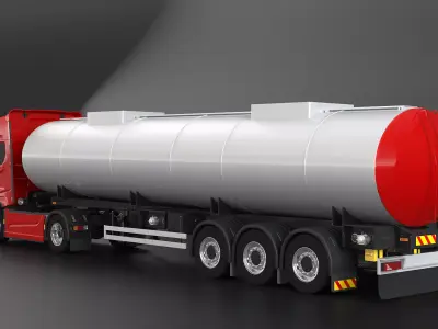 F-Max Tank Trailer 3D model