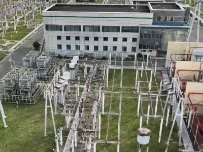 500kV Electrical power substation Gaussian splatting 3D model