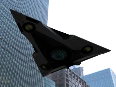 TR-3B Black Manta - OMSX 3D model