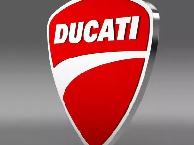 ducati logo 3D model by Sergey