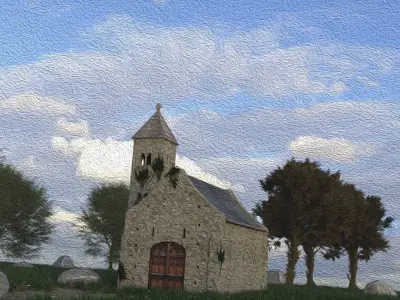 Old Little Church Free 3D model