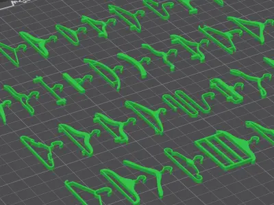 3D Hangers Collection 3D print model