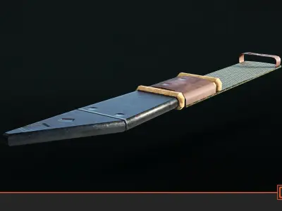 AK-47 Low-poly 3D model purchase