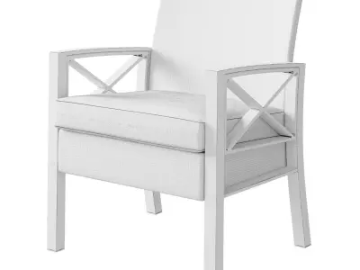 OVE Austin 7PC Dining Chair 3D model