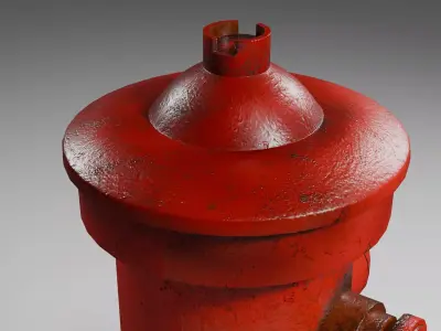  FIRE HYDRANT  Low-poly 3D model