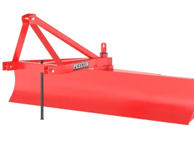 Soil Scraper GS 300 Ground Leveling Equipment 3D model