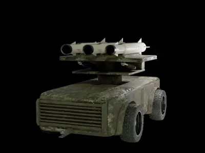 ROCKET LAUNCHER 3D model by Luigi21hh
