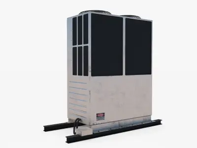 Air Conditioner 04 Low-poly 3D model
