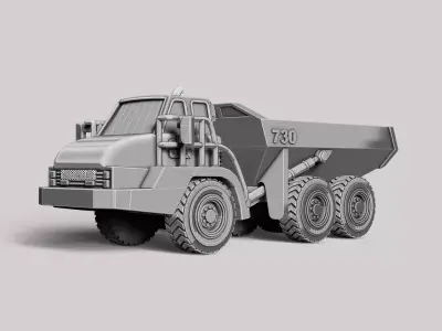 Articulated Haul Truck RoZ 3D print model
