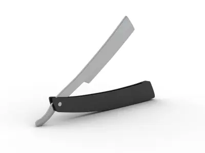 Straight Razor  3D model
