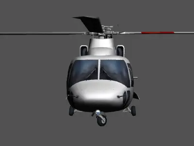 Sikorsky S-76B N19HF HeliFlite Low-poly 3D model