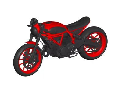 Ducati Scrambler 3D model buy