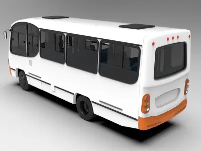 Chevrolet NPR Servibus Granate 3D model