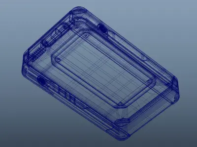 Portable Jump Starter Low-poly 3D model