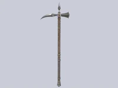 Crowbill Low-poly 3D model