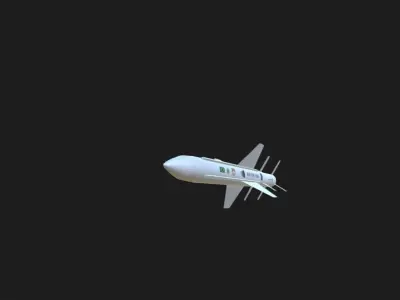 AVTM300 Missile Model Free low-poly 3D model