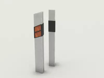 Road Reflector 3D model
