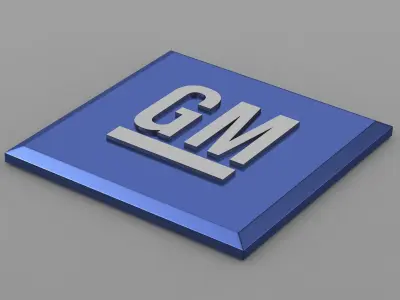gm logo 3D model