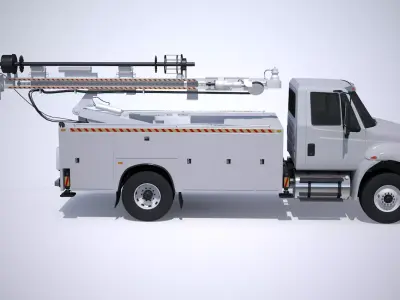 Drilling Truck 3D model
