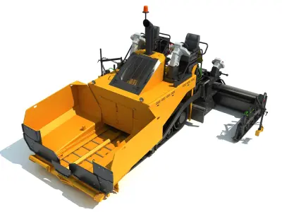Asphalt Paver 3D model purchase