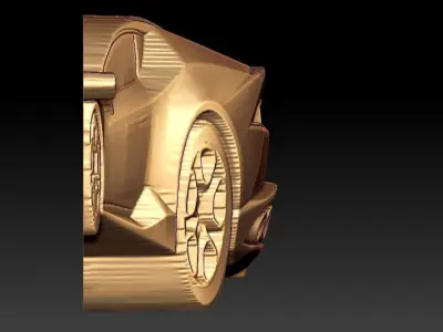 Lamborghini Car Relief  3D print model