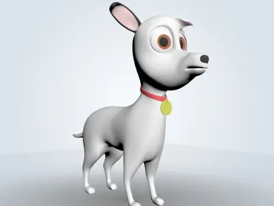 Dalmatian Dog 3D model