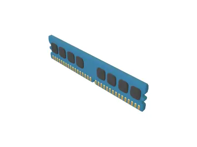 Cartoon Ram v1 002 Low-poly 3D model