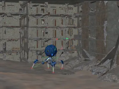 ay robot  Low-poly 3D model