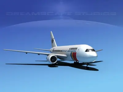 Boeing 767-100 SAS 3D model