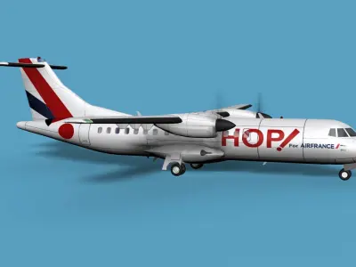 ATR  ATR-42-500 Hop 3D model