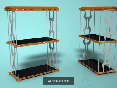 Warehouse assets collection 02 3D Model Pack