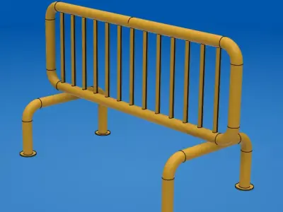 Access Structures Low-poly 3D model