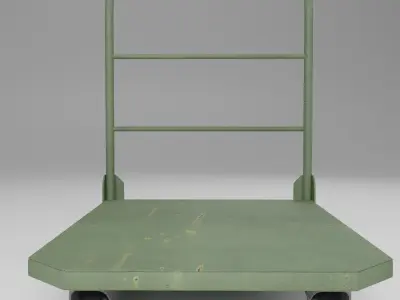 Platform trolley 3D model