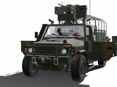 agrale marrua 4x4 Low-poly 3D model