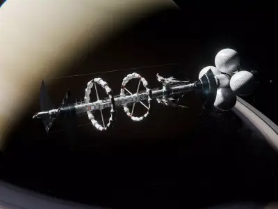 Spacecraft Explorer Animated SciFi 3D model