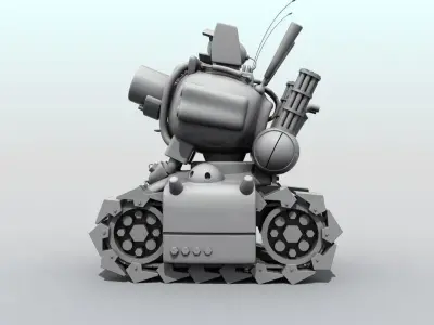 Metal Slug Tank 3D model by brtgai