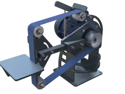Projetos lixadeira de cinta cutelaria 3D model
