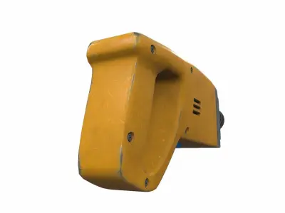 Old electric drill 3D model