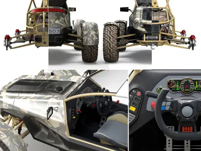Modern off-road vehicle 3D model