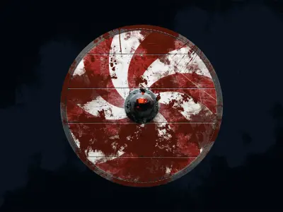 Viking Shield 2 - New and bloody 3D Model Collection