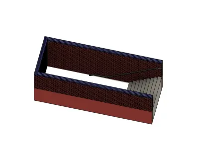 Model Railway Station Platform Brick Subway Steps V1 3D print model
